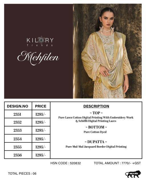 Kilory mehfilen Wholesale dress materials in Delhi